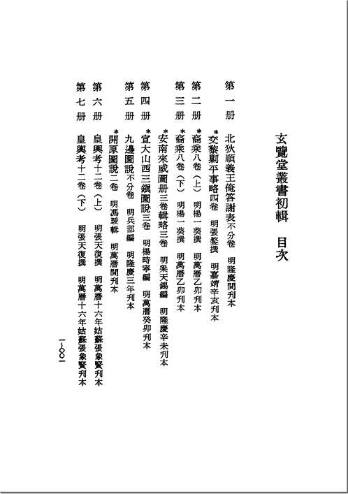 玄览堂丛书初集