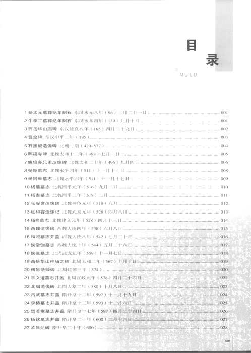 陝西碑石精华