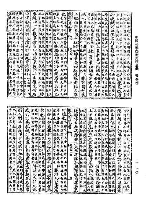中国科学技术典籍通汇 医学卷