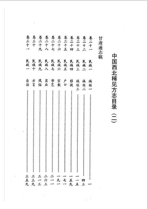 中国西北稀见方志