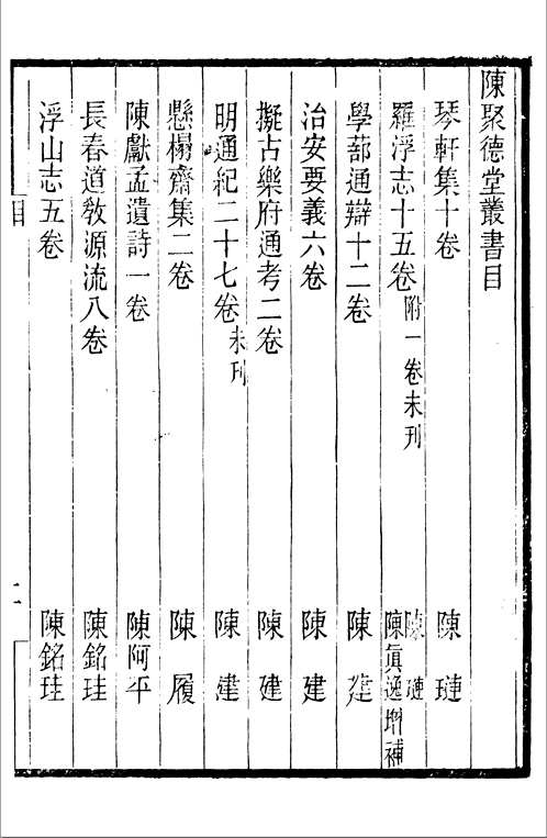 聚德堂丛书