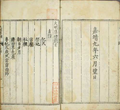 大明集礼