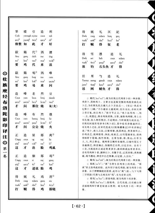 壮族么经布洛陀影印译注