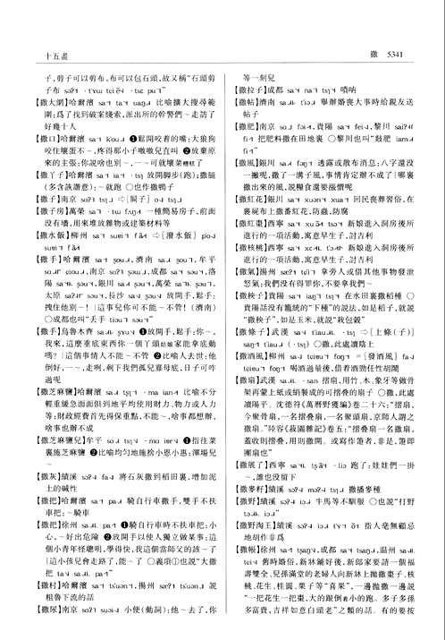 现代汉语方言大词典