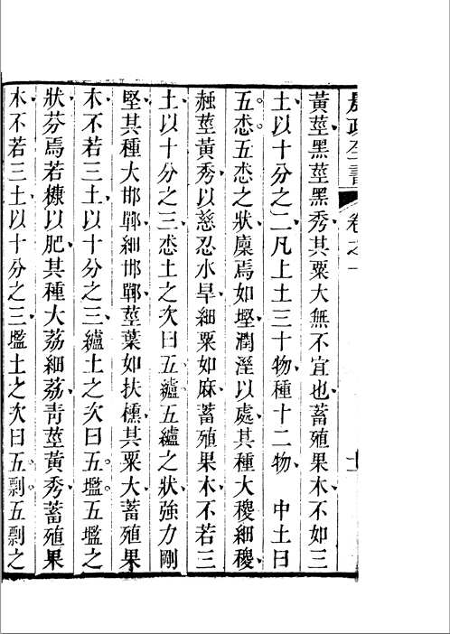 农政全书
