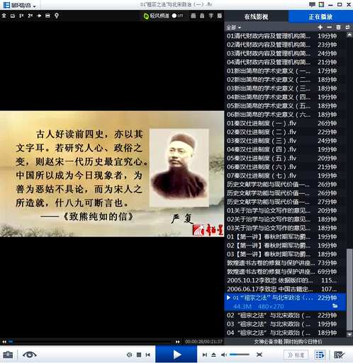 超星学术视频（名牌大学历史教授讲座）