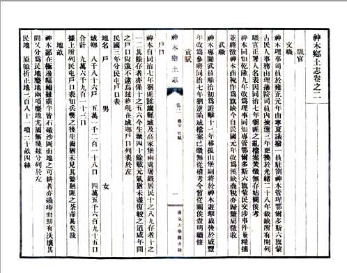 国家图书馆特色资源（方志丛书）乡土志